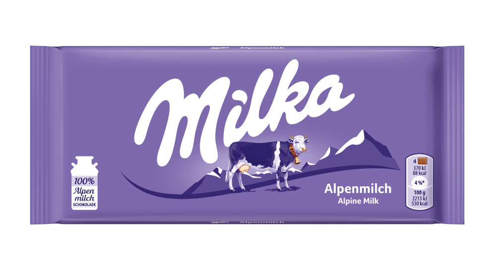 THE MILKA COW IS NOW A REAL, LIVE COW